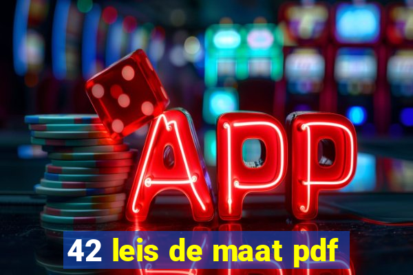 42 leis de maat pdf