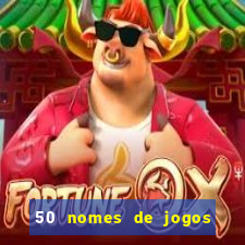 50 nomes de jogos com bola