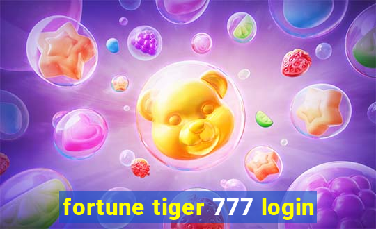 fortune tiger 777 login