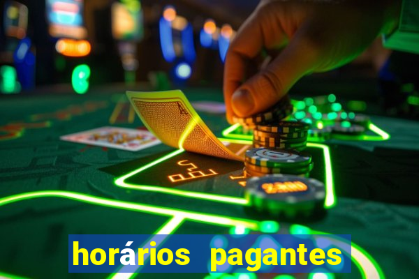 horários pagantes fortune tiger madrugada