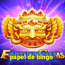 papel de bingo