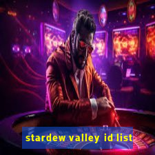 stardew valley id list